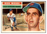 1956 Topps Baseball #039 Don Mossi Indians NR-MT Gray 495494
