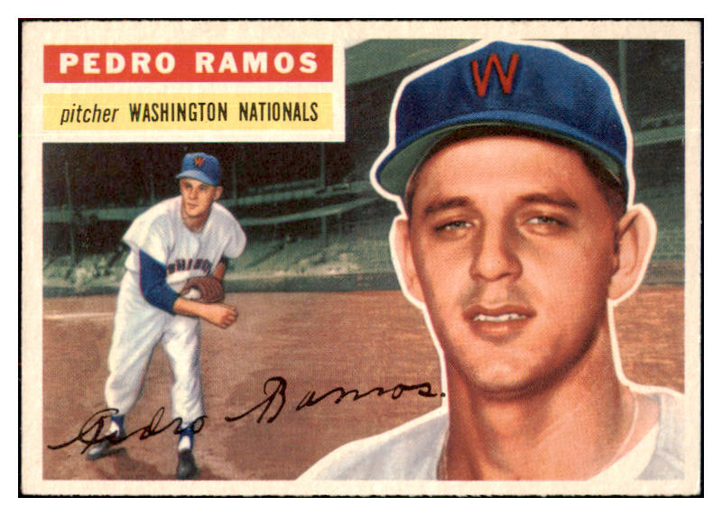 1956 Topps Baseball #049 Pedro Ramos Senators NR-MT Gray 495514