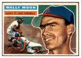 1956 Topps Baseball #055 Wally Moon Cardinals EX-MT Gray 495524