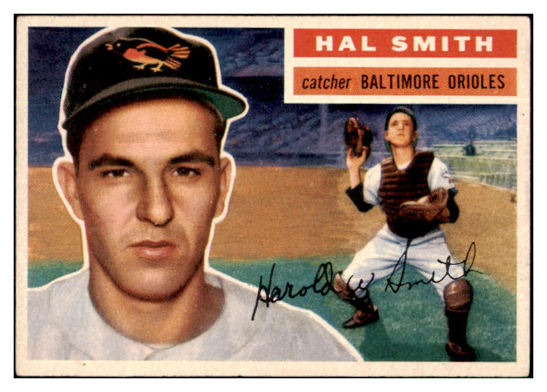 1956 Topps Baseball #062 Hal Smith Orioles NR-MT Gray 495535