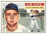 1956 Topps Baseball #074 Jim King Cubs NR-MT White 495556