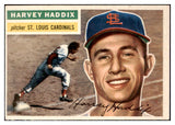 1956 Topps Baseball #077 Harvey Haddix Cardinals EX-MT White 495560