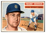 1956 Topps Baseball #084 Babe Birrer Tigers NR-MT White 495567