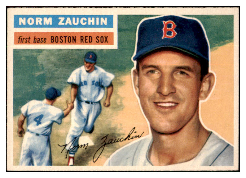 1956 Topps Baseball #089 Norm Zauchin Red Sox NR-MT Gray 495577