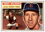 1956 Topps Baseball #092 Red Wilson Tigers NR-MT White 495580