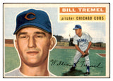 1956 Topps Baseball #096 Bill Tremel Cubs NR-MT White 495585