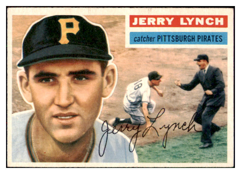 1956 Topps Baseball #097 Jerry Lynch Pirates NR-MT Gray 495587