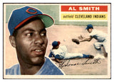 1956 Topps Baseball #105 Al Smith Indians NR-MT Gray 495602