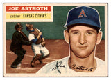 1956 Topps Baseball #106 Joe Astroth A's NR-MT Gray 495605