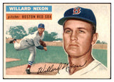 1956 Topps Baseball #122 Willard Nixon Red Sox NR-MT Gray 495623