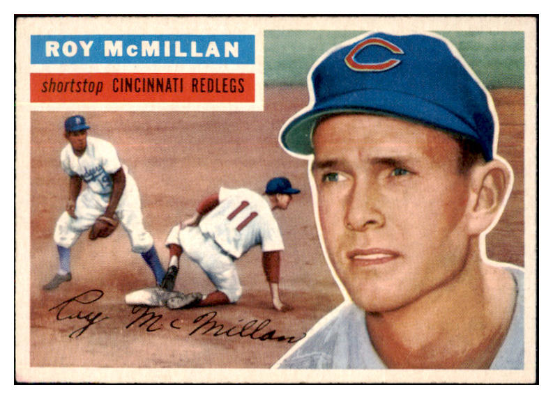 1956 Topps Baseball #123 Roy McMillan Reds NR-MT Gray 495626