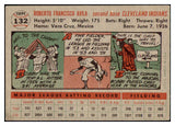 1956 Topps Baseball #132 Bobby Avila Indians EX-MT Gray 495642