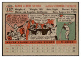 1956 Topps Baseball #137 Al Silvera Reds NR-MT Gray 495645