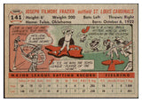 1956 Topps Baseball #141 Joe Frazier Cardinals NR-MT Gray 495649