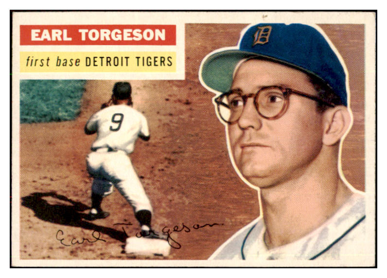 1956 Topps Baseball #147 Earl Torgeson Tigers NR-MT White 495655