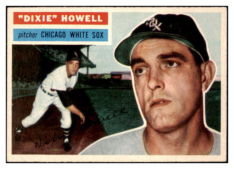 1956 Topps Baseball #149 Dixie Howell White Sox NR-MT Gray 495658