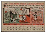 1956 Topps Baseball #163 Gene Woodling Indians EX-MT Gray 495681