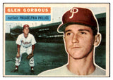 1956 Topps Baseball #174 Glen Gorbous Phillies EX-MT Gray 495701