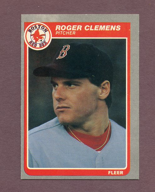 1985 Fleer #155 Roger Clemens Red Sox NR-MT 495747