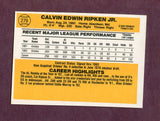 1983 Donruss #279 Cal Ripken Orioles NR-MT 495750