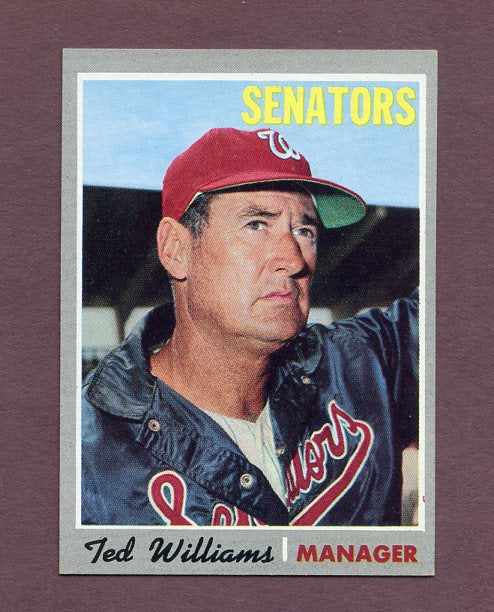 1970 Topps Baseball #211 Ted Williams Senators NR-MT 495755