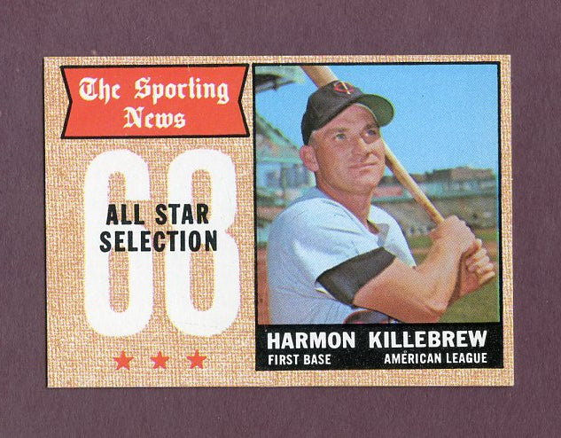1968 Topps Baseball #361 Harmon Killebrew A.S. Twins NR-MT 495760