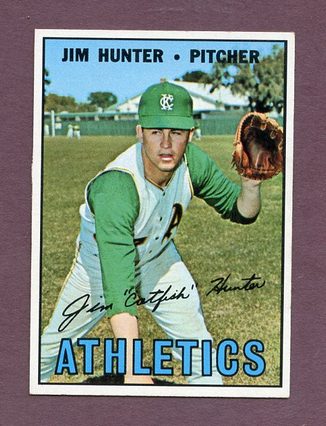 1967 Topps Baseball #369 Catfish Hunter A's NR-MT 495781