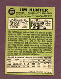 1967 Topps Baseball #369 Catfish Hunter A's NR-MT 495781