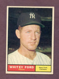 1961 Topps Baseball #160 Whitey Ford Yankees NR-MT 495790