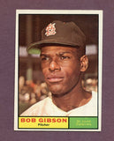 1961 Topps Baseball #211 Bob Gibson Cardinals NR-MT 495791