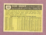 1961 Topps Baseball #443 Duke Snider Dodgers NR-MT 495794