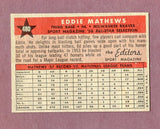 1958 Topps Baseball #480 Eddie Mathews A.S. Braves NR-MT 495799