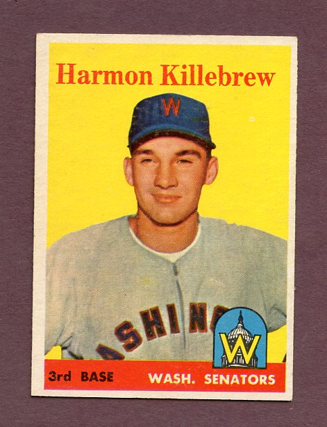 1958 Topps Baseball #288 Harmon Killebrew Senators NR-MT 495801
