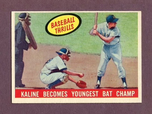 1959 Topps Baseball #463 Al Kaline IA Tigers EX-MT 495814