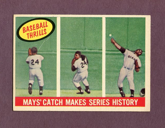 1959 Topps Baseball #464 Willie Mays IA Giants EX-MT 495816