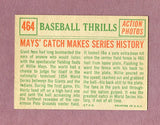 1959 Topps Baseball #464 Willie Mays IA Giants EX-MT 495816