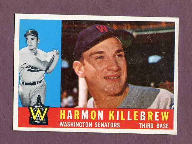 1960 Topps Baseball #210 Harmon Killebrew Senators EX-MT 495830