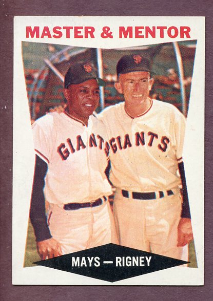 1960 Topps Baseball #007 Willie Mays Bill Rigney EX-MT 495840