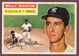 1956 Topps Baseball #181 Billy Martin Yankees EX-MT 495844