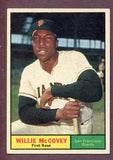 1961 Topps Baseball #517 Willie McCovey Giants EX-MT 495852