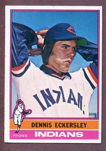1976 Topps Baseball #098 Dennis Eckersley Indians EX-MT 495858