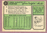 1974 Topps Baseball #007 Catfish Hunter A's EX-MT 495859