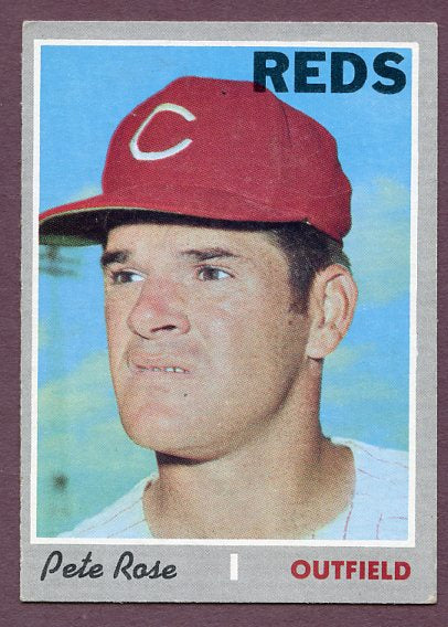 1970 Topps Baseball #580 Pete Rose Reds EX-MT 495862