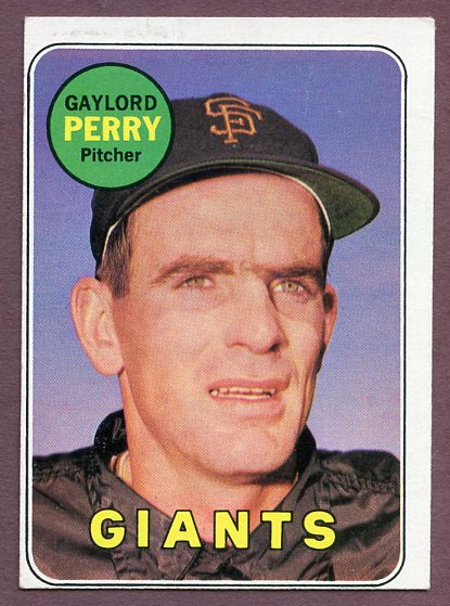 1969 Topps Baseball #485 Gaylord Perry Giants EX-MT 495863