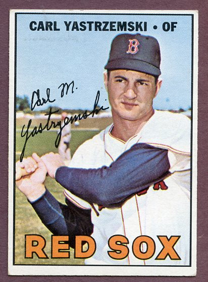 1967 Topps Baseball #355 Carl Yastrzemski Red Sox EX-MT 495869
