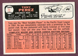 1966 Topps Baseball #072 Tony Perez Reds EX-MT 495872