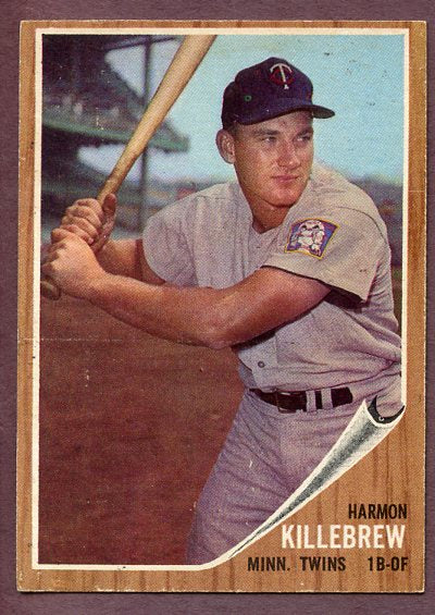 1962 Topps Baseball #070 Harmon Killebrew Twins EX-MT 495879