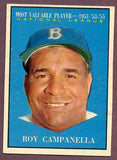 1961 Topps Baseball #480 Roy Campanella MVP Dodgers EX-MT 495881
