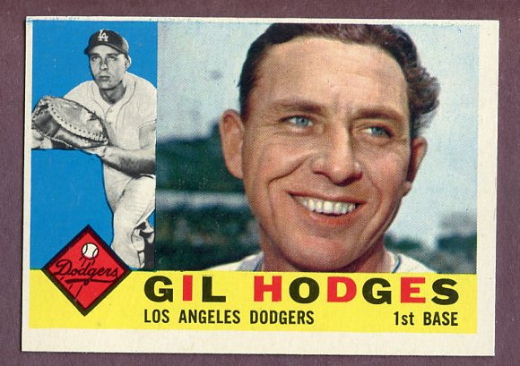 1960 Topps Baseball #295 Gil Hodges Dodgers EX-MT 495882