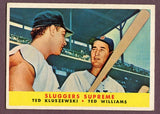 1958 Topps Baseball #321 Ted Williams Ted Kluszewski EX-MT 495892